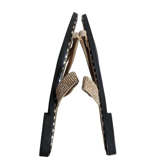 Charlotte Russe Rose Gold Thong Sandals Size 8 Women New Never Worn - Picture 6 of 7